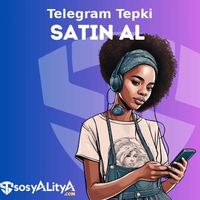 telegram tepki satin al