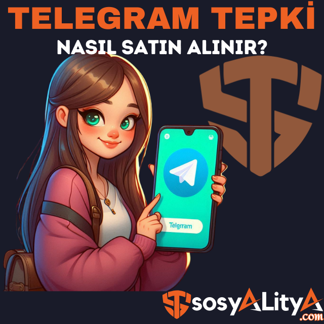 telegram tepki satın al